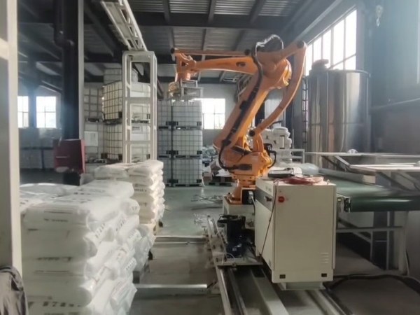Robotic palletizing